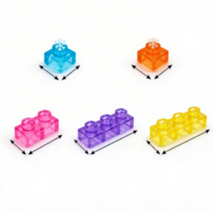Best Selling Jelly <b>Building</b> Blocks Kids Educational Assembly Toys Soft Rubber Blocks Rainbow Insertable Squeeze Puzzle for Kids - Product Image 4