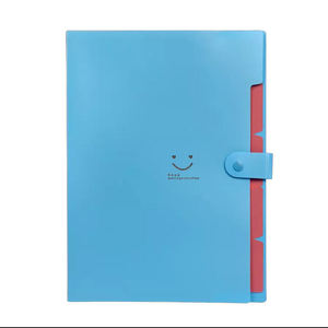 Bán buôn tùy chỉnh sáng tạo Smiley nhựa thư mục tập tin Nhiều màu thư mục giấy - Product Image 5
