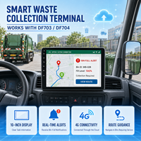 Terminal de véhicule Android 10,1 pouces simple DIN pour flotte, 4G LTE GPS, CarPlay sans fil, Android Auto, DSP, SIM unique en option, DVR