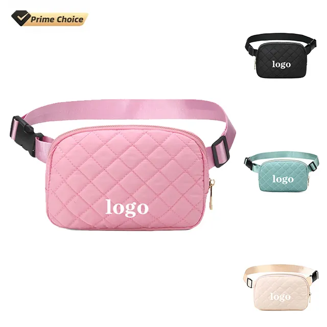 custom Fanny Packs Crossbody bag for Women quilted belt Everywhere belt bag pouch canvas sports waist bag stylish fanny pack