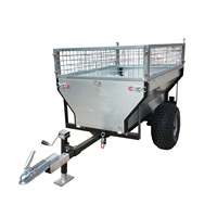 500KGS ATV Remorque de transport de jardin remorquable pour utilisation de jardin