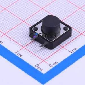 TSA122G70-250 Tactile Switch Through hole Component (THT) Switch Single Pole Single Throw Round Button 2.5N Through Hole - Product Image 1
