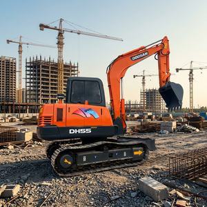 Excavadora Usada Doosan DH55 de Alto Rendimiento con Motor Original de 5.5 Toneladas, Incluye Bomba y Caja de Cambios, Máquina para Movimiento de Tierras y Excavación - Product Image 1