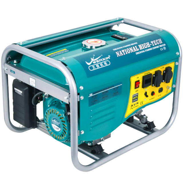 WENXIN 1-8KW Portable  Petrol Generator Electric Start Power Survival Generator for Home