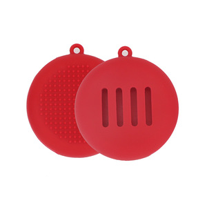 Étui en silicone Huiyuan pour houppettes de maquillage avec ventilation et texture pour le rangement des cosmétiques, design simple, écologique - Product Image 5