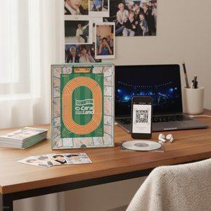 2025 SVT 9TH FAN MEETING [SEVENTEEN in CARAT LAND] K-Pop MEMORY BOOK+ CD Coréen pour adultes avec carte QR et photocartes - Product Image 3