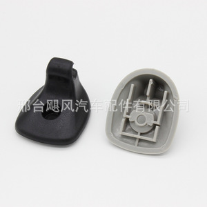 Dodge Sun Visor <b>Bracket</b> Mounting Clip 1GW25DX9AA <b>Plastic</b> Gray Roof Installation Screw Type - Product Image 3
