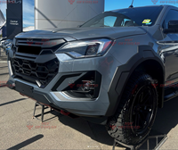 Grille de course avant avec lumières LED pour Isuzu DMAX D-max 2024 2025 Grille de radiateur en maille Pickup 4x4 Grills