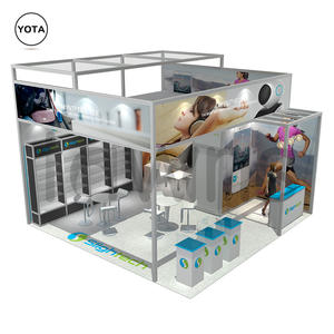 Tawns - Soporte de Exhibición Portátil de Aluminio de 6 m x 6 m con Tira de LED para Cabina de Fotos, Diseño Ligero y Reutilizable para Ferias Comerciales y Exposiciones - Product Image 1