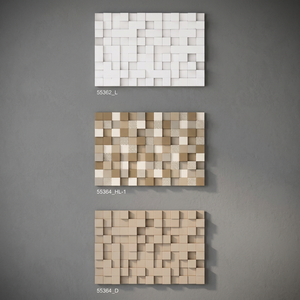 Azulejos de cerámica para pared de 30x45 cm, color marrón, 300x450 mm, diseño de madera, decoración 3D, azulejos de cerámica rotos en oferta. - Product Image 5