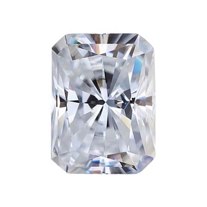 Piedra suelta de moissanita de color D <span class=keywords><strong>real</strong></span> de <span class=keywords><strong>corte</strong></span> radiante blanco personalizado al por mayor con probador de paso de certificado Gra - Product Image 2