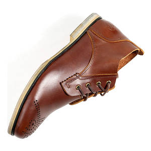 ประเทศจีนที่กำหนดเองรองเท้าโรงงานที่กำหนดเองต่ำผู้ชายรองเท้าบู๊ทลูกไม้ขึ้นรองเท้าหนัง - Product Image 4