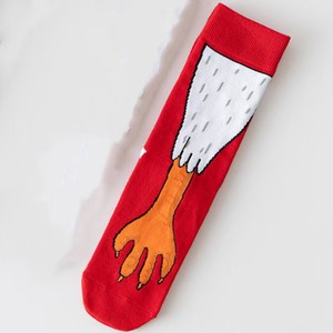 Calcetines Largos con Estampado Animal para Mujer y Hombre, Otoño Invierno, Novedad, Divertidos, Creativos, con Diseño <span class=keywords><strong>de</strong></span> Patas <span class=keywords><strong>de</strong></span> <span class=keywords><strong>Pollo</strong></span> - Product Image 4