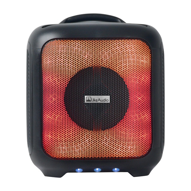 40W 5" Bluetooth Speaker - Portable PA System with Bass/Treble Control for Karaoke, Outdoor & Guitar Performance