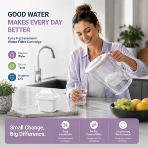 Cartucho de Repuesto para Filtro de Agua Doméstico para Jarra Purificadora de Agua Potable, Venta al por Mayor - Product Image 1