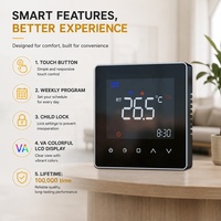 Controlador de Temperatura de Calefacción por Suelo Radiante con Pantalla Táctil OEM para Sistemas de Calefacción Eléctrica