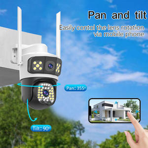 กล้อง Q908 4Mp Ptz Wifi แบบ IP67 กันน้ำ สำหรับภายนอกอาคาร พร้อมระบบมองเห็นกลางคืน ฟังก์ชั่นอินเตอร์คอม และระบบแจ้งเตือน - Product Image 3