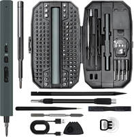 Tournevis électrique de précision 153-en-1, mini kit de réparation sans fil rechargeable pour iPhone, PC et électronique