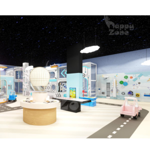 Aire de jeux intérieure pour enfants sur le thème de l'espace, avec manège OVNI, espace de jeu Relo et équipement d'expérimentation scientifique éducatif, pour <span class=keywords><strong>centre</strong></span> <span class=keywords><strong>commercial</strong></span> - Product Image 2
