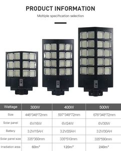 Lampadaire solaire extérieur de haute qualité 120W IP65 en plastique pour usage routier avec LED - Product Image 2