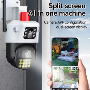 Cámara de Seguridad CCTV Inalámbrica PTZ ICsee de 6MP con Doble Lente para Interiores/Exteriores, Sensor CMOS, Precio de Fábrica Hikwifi - Product Image 5