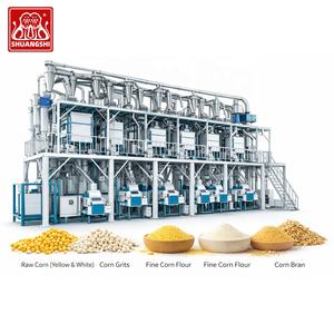 Usine <span class=keywords><strong>de</strong></span> mouture <span class=keywords><strong>de</strong></span> maïs entièrement automatique 60t/24h avec moteur, roulement et engrenage, taille <span class=keywords><strong>de</strong></span> poudre fine réglable, en vente en Zambie - Product Image 1