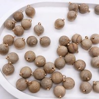 Kancing Kayu Poles Ramah Lingkungan Gaya Cina Hanfu Qipao Tang Suit Aksesoris Jahit Pakaian DIY Buatan Tangan
