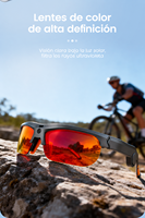 Lunettes de cyclisme IA avec caméra 1300W, lunettes de soleil intelligentes pour le cyclisme, traduction IA, enregistrement vidéo, lunettes de sport 3-en-1