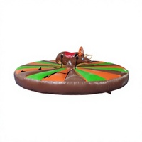 Jeu de taureau gonflable vibrant - Matériau PVC écologique pour sports et jeux de plein air