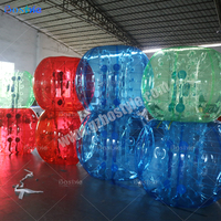 Ballon de football à bulles gonflable pour adultes, en PVC, certifié CE, taille personnalisable, équipement de divertissement aquatique Bostyle