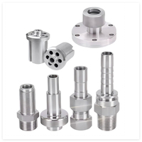 Servicio de Mecanizado CNC OEM, Torneado y Fresado de Cobre Personalizado de 5 Ejes para Mecanizado de Componentes de Precisión con Tolerancia de 0.005 mm, Solución Integral
