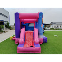 Château gonflable commercial K-POP Demon Hunters personnalisable pour fêtes d'enfants en extérieur avec souffleur – Location de château gonflable