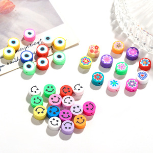 ลูกปัดดินโพลิเมอร์รูปหัวใจ ดอกไม้ ดาว หลากสี สำหรับทำเครื่องประดับ DIY สร้อยข้อมือ สร้อยคอ - Product Image 3