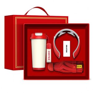 Ensemble cadeau haut de gamme pour entreprises : tasse personnalisée avec logo + masseur pour le cou + parapluie capsule, idéal pour les promotions d'entreprise et les cadeaux d'entreprise - Product Image 2
