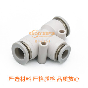 Acoplador Rápido Neumático Tipo T Reductor Sxqd 16-14 12-10-8-6-4 para Conexión de Manguera de Aire - Product Image 2