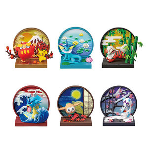 Authentique Re-Ment Pokémon Wano <span class=keywords><strong>Mado</strong></span> Diorama de fenêtre japonais, ensemble complet de 6 pièces, figurines miniatures de paysage traditionnel, boîte mystère, décoration, cadeau - Product Image 6