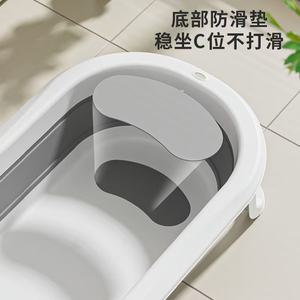 Bañera Plegable para Mascotas con Monitor de Temperatura en Tiempo Real y Cojín Flotante, Juego de Bañera Plegable para Gatos, Bañera Portátil para Perros de Viaje - Product Image 3