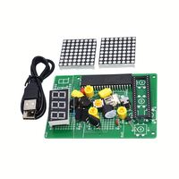 Kit de plateau de jeu DIY 51 SCM Chip Retro Electronic Soldering Practice Console Maker Small Production Student Lab