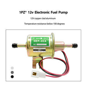 12V Üniversal Elektrikli Yakıt Pompası HEP-02A - Düşük Basınç 2.5-4PSI - Arabalar, Kamyonlar, Tekneler ve Jeneratörler için Yüksek Emiş Güçlü Alüminyum - Product Image 4