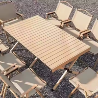 Table pliante moderne en acier et aluminium pour pique-niques en plein air, camping, gymnases, cuisines, entrepôts
