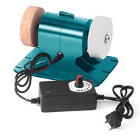 Meuleuse de table domestique électrique compacte pour décapage de rouille et polissage, machine à double meule entièrement automatique, modèle S-9
