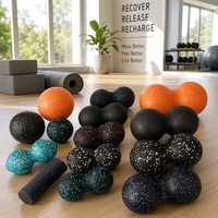 Set Pijat Unisex Busa EPP Roller Yoga Kolom Pilates untuk Relaksasi Otot Jaringan Dalam Kit Pijat Tubuh