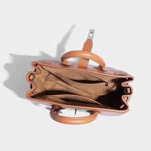 Tas Kantor Wanita Elegan 2025 Dengan Kunci, Tas Selempang Ukuran Besar Klasik Baru, Grosir Tas Tangan PU Tekstur Lychee Kecil - Product Image 5