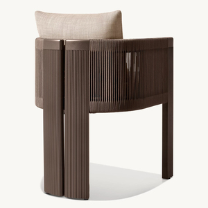 Conjunto de Comedor para Exteriores, Mesa y Sillas de Metal, Mesa Redonda, Muebles de Jardín de Lujo, Sillas de Comedor para Patio - Product Image 4