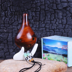 Ocarina en céramique à 6 trous, accordée en Do, instrument à vent traditionnel chinois pour les débutants en musique (vente en gros) - Product Image 6