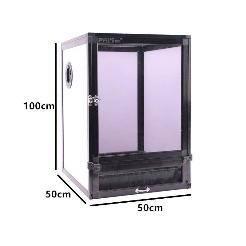 PVC negro con la puerta de pantalla