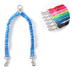 Double élastique sangle <span class=keywords><strong>creuse</strong></span> formation élastique personnalisé robuste en Nylon réfléchissant luxe concepteur collier corde chien laisse - Product Image 3
