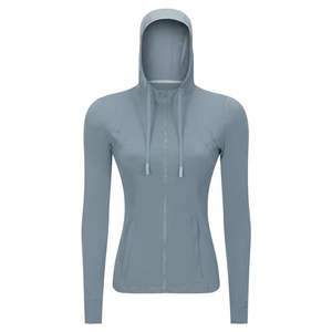 Women's Breathable Customized Logo Printed Full-Zip Spandex/Nylon <b>Horse</b> <b>Riding</b> <b>Hoodie</b> Sweatshirt with Pocket - Product Image 6