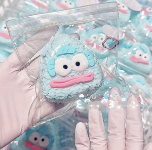 Jouet Squishy en Silicone de Qualité Alimentaire à Remontée Lente, Anti-Stress, Forme Gâteau de Riz Kawaii, Cadeau de Décompression, Vente en Gros, Bleu Ciel/Rose - Product Image 3