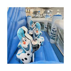 Castillo Inflable con Tobogán <span class=keywords><strong>de</strong></span> Dibujos Animados <span class=keywords><strong>Frozen</strong></span>, Parque Infantil Inflable Comercial - Product Image 3